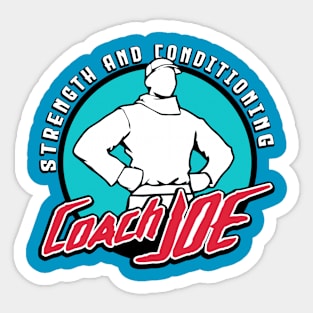 Coach Joe: Strength and Conditioning Silhouette logo Sticker